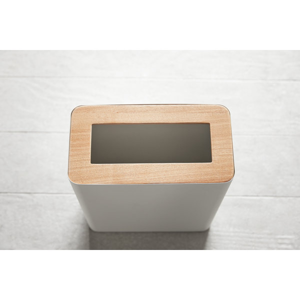 Yamazaki USA Rin Yamazaki Home Slim Rectangular Trash Can For Kitchen ...